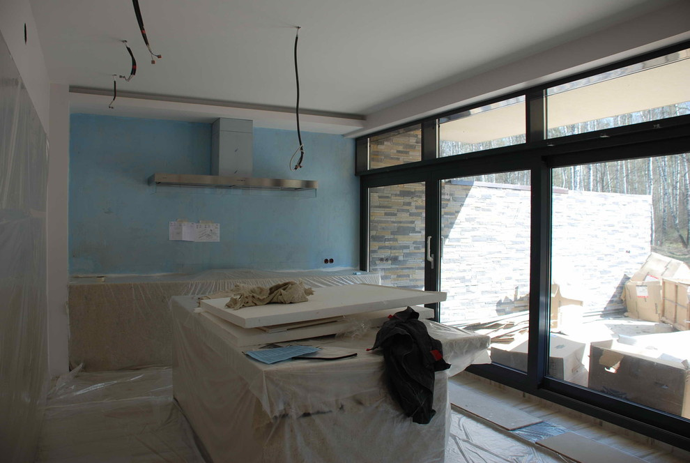 Строящийся частный жилой дом