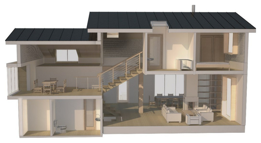 Дом в уровнях