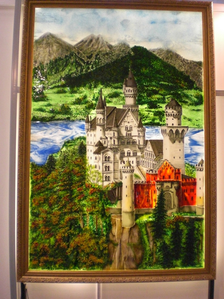 Городской пейзаж в витражах