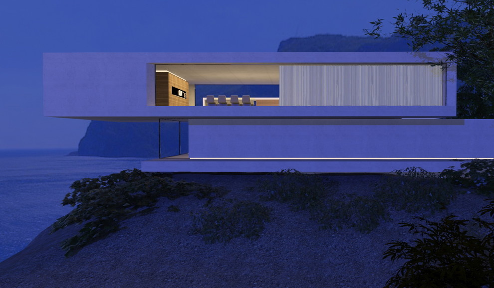 Houzz Кипр: Минималистичная вилла для жизни на Средиземном море