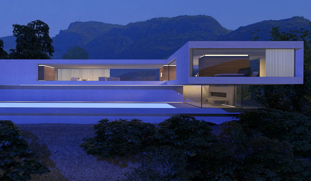 Houzz Кипр: Минималистичная вилла для жизни на Средиземном море