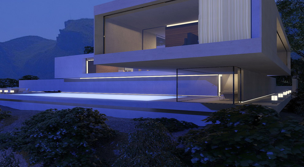 Houzz Кипр: Минималистичная вилла для жизни на Средиземном море