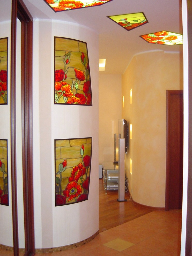 Apartment in Moscow with color accents