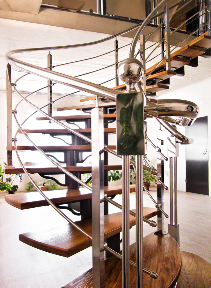 Лестница спиральная модульная