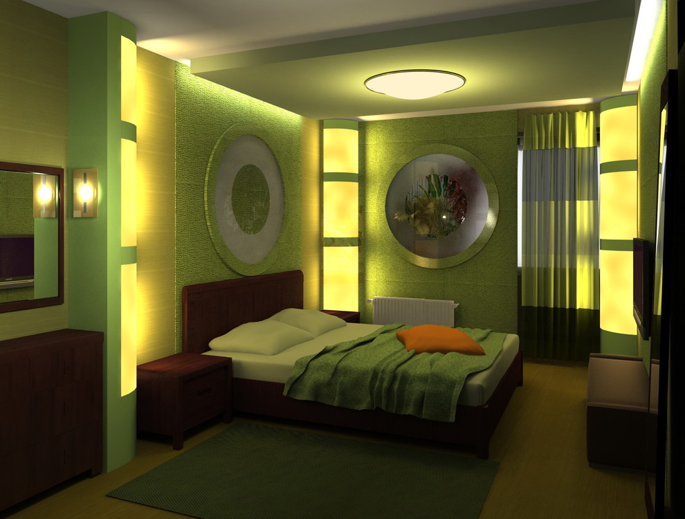 Обложка проекта: Зелёная спальная