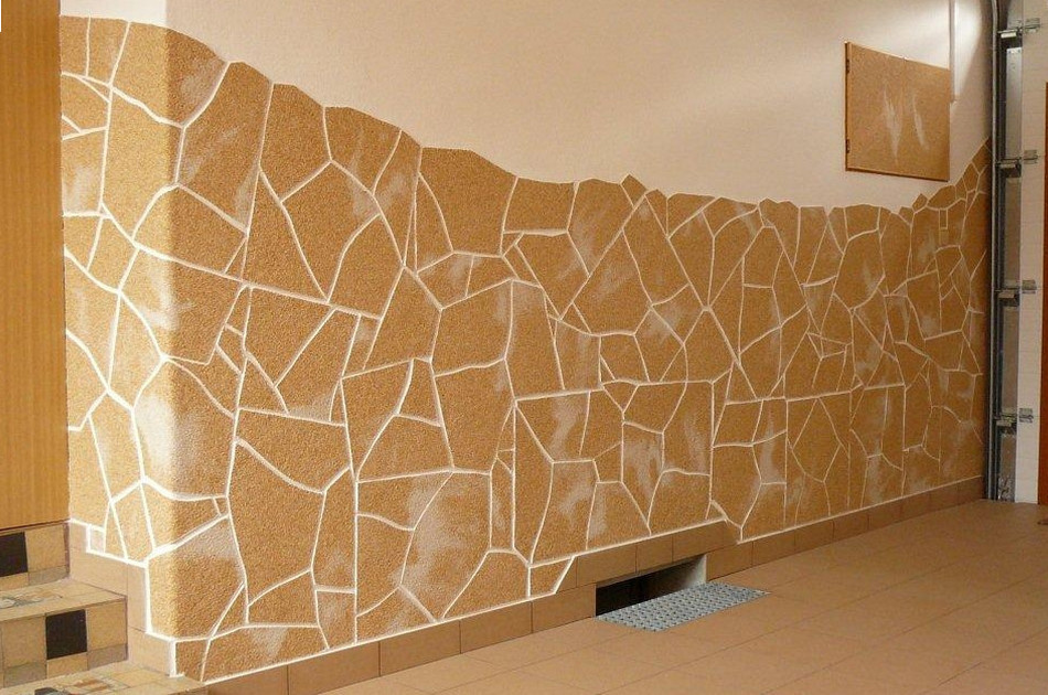 Интерьеры с гибким камнем