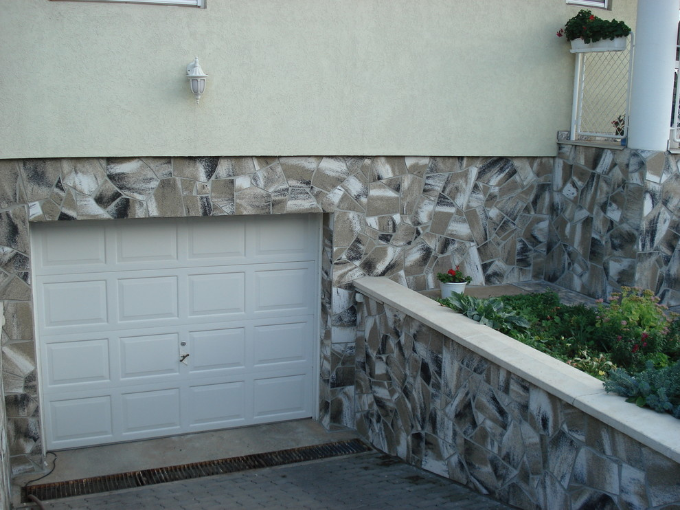 Фасад с гибким камнем