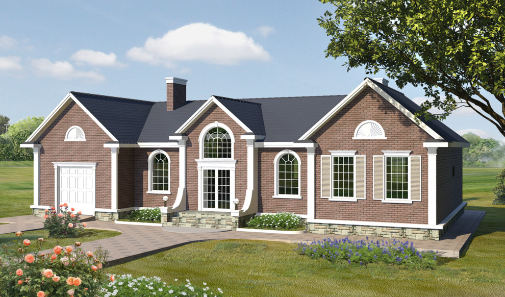 Обложка проекта: one-storey house 1