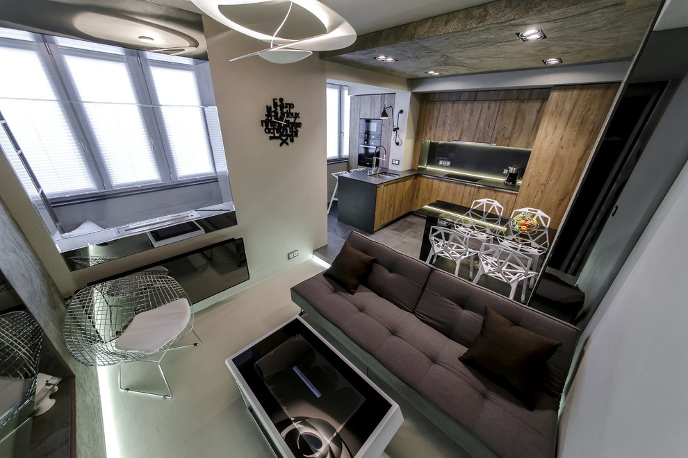 Кухня-гостиная для ТВ-проекта "Квартирный вопрос"