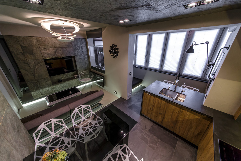 Кухня-гостиная для ТВ-проекта "Квартирный вопрос"