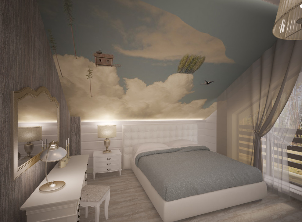 Интерьер загородного дома из клееного бруса