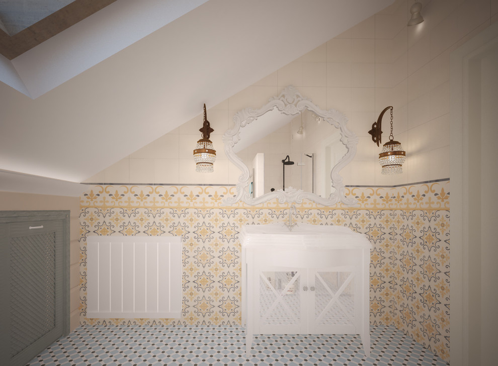 Интерьер загородного дома из клееного бруса