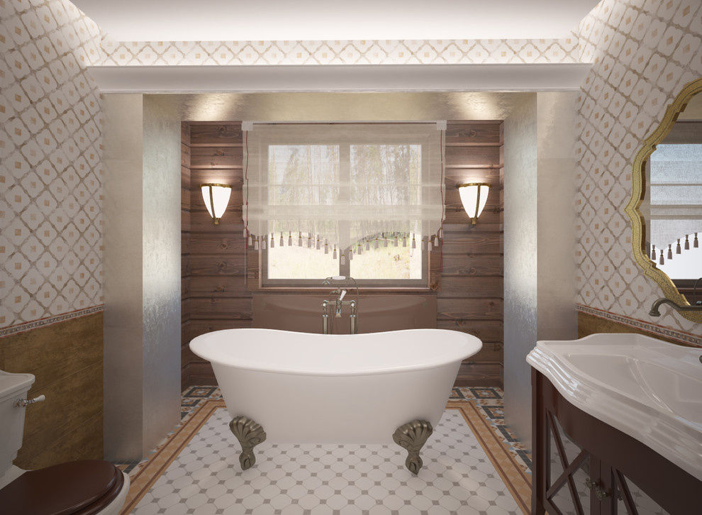 Интерьер загородного дома из клееного бруса