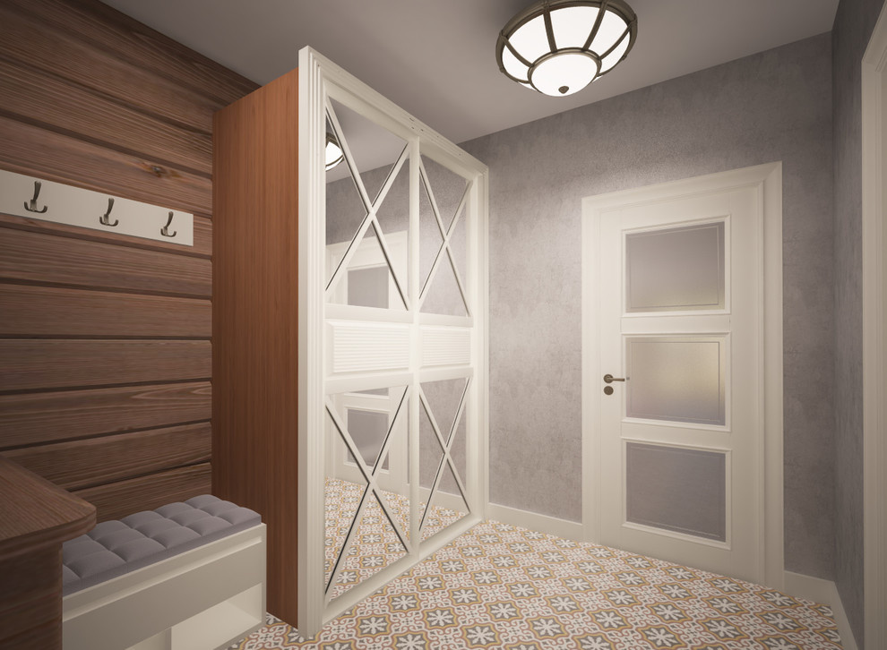 Обложка проекта: Интерьер загородного дома из клееного бруса