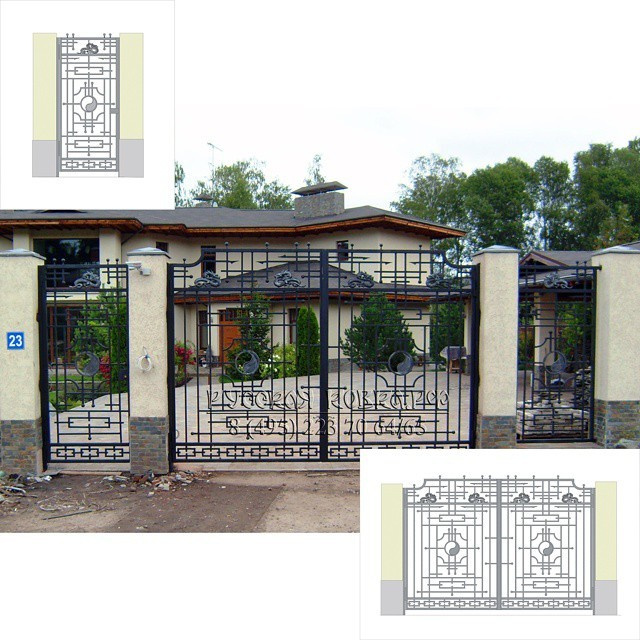 Кованые ворота