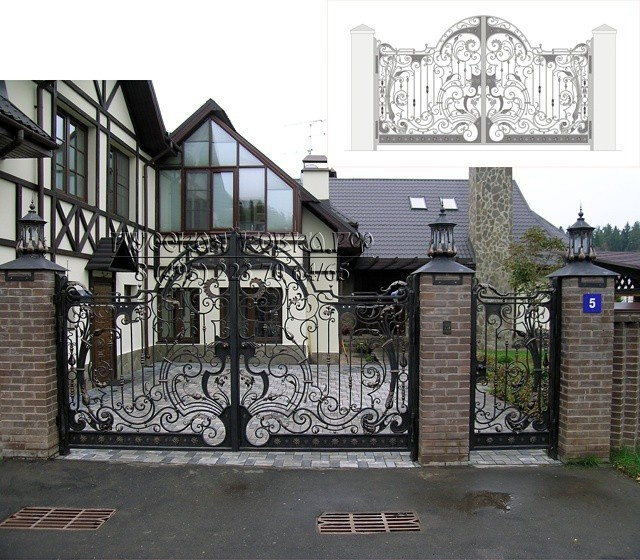 Кованые ворота