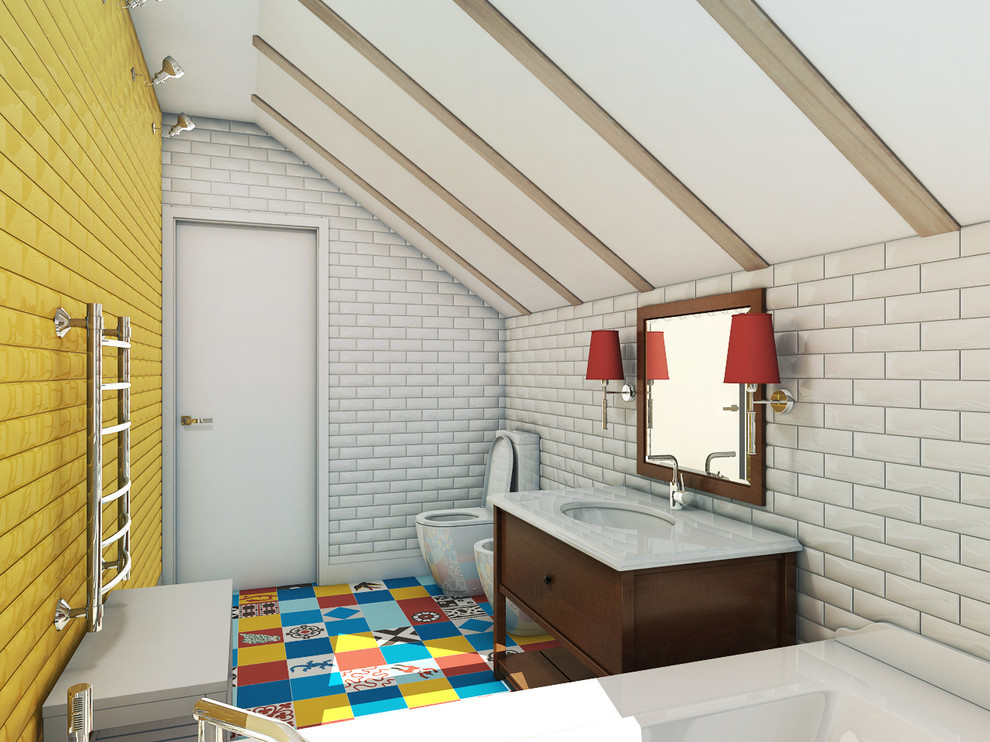 bathroom, lesnye polyany house