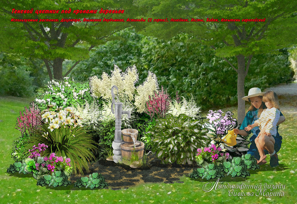 Разработка отдельных элементов ландшафта