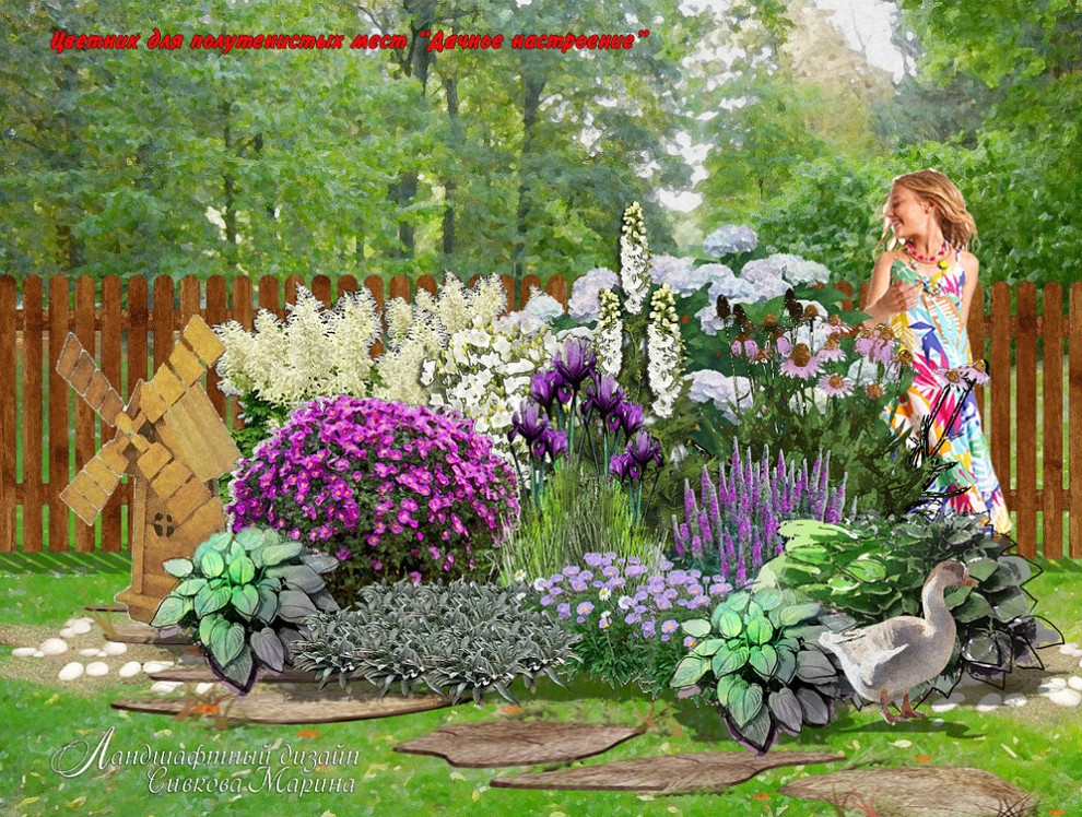 Разработка отдельных элементов ландшафта