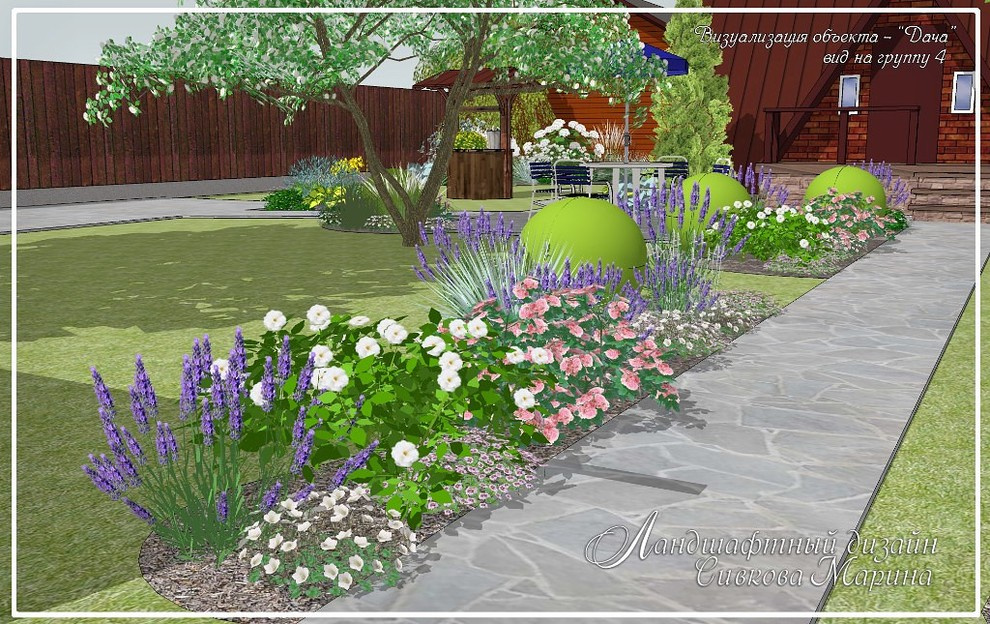 Разработка отдельных элементов ландшафта