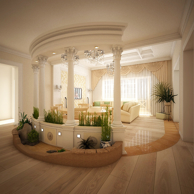 Интерьер дома в п.Мельница