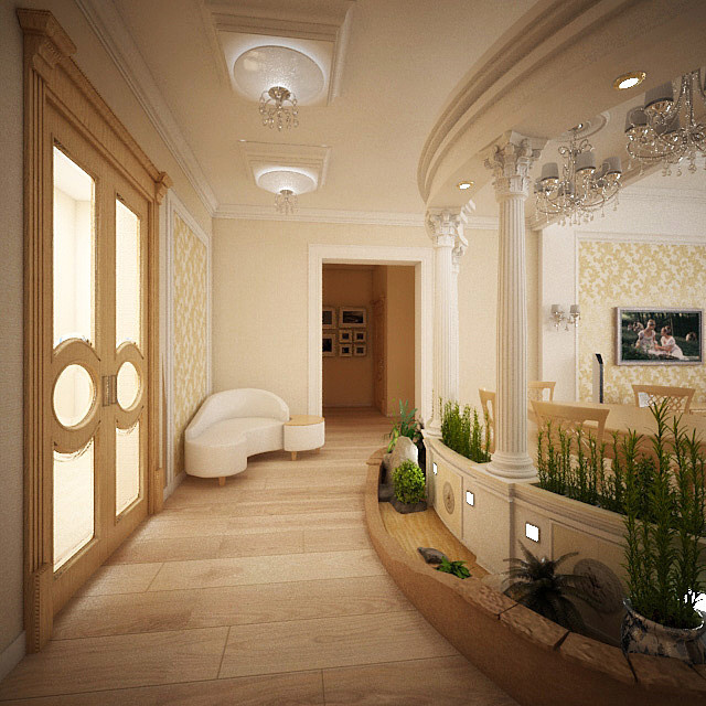 Интерьер дома в п.Мельница