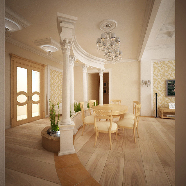 Обложка проекта: Интерьер дома в п.Мельница