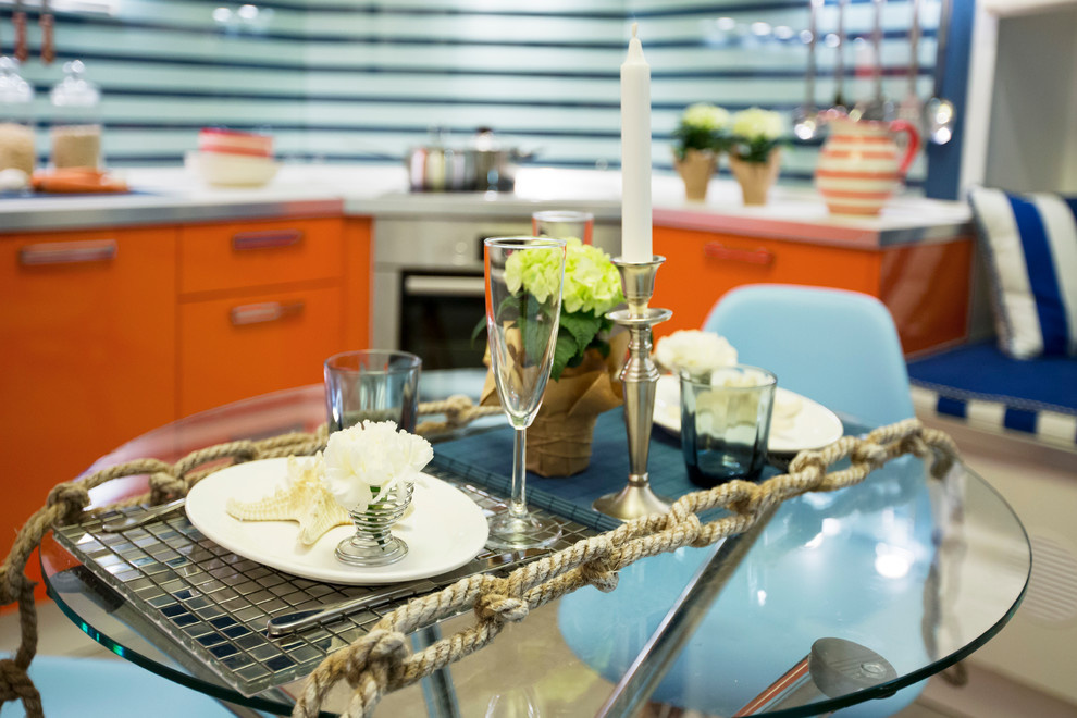 Кухня в морском стиле