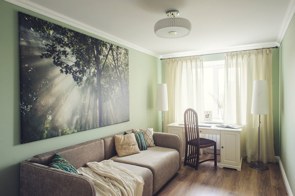 Туман недвижим голубой