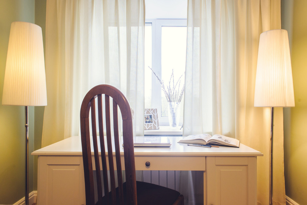 Туман недвижим голубой