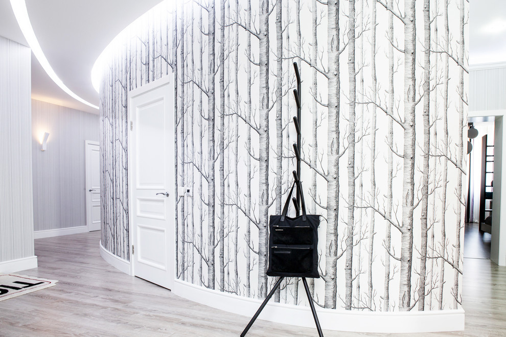 Квартира 250 м2 "Зима в скандинавском лесу"