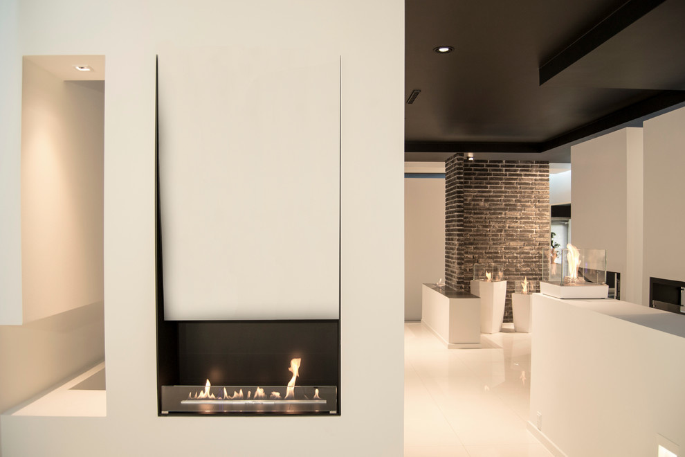 Гостиная с камином (биокамином) Decoflame (Manhattan)