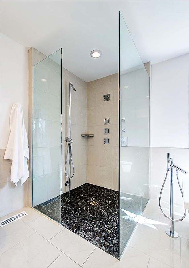 Использование Натуральной  Мозаики Галька на Сетке