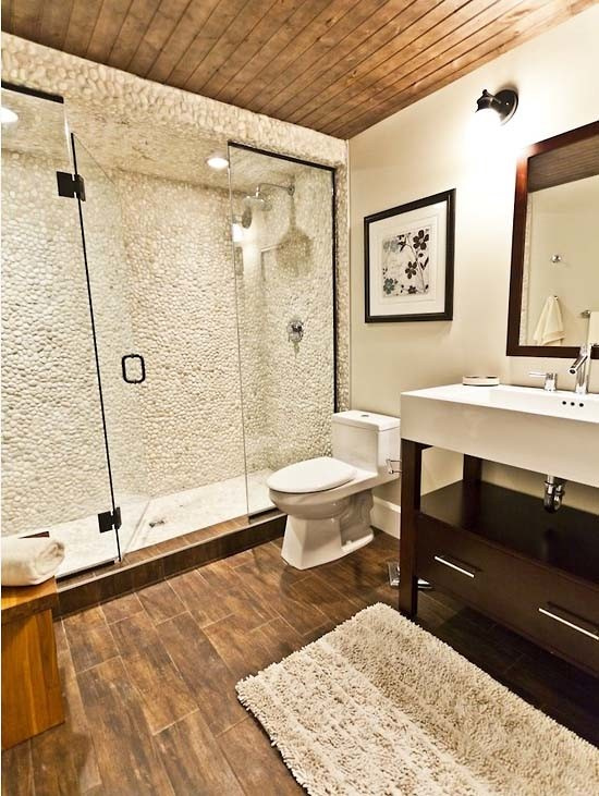 Использование Натуральной  Мозаики Галька на Сетке