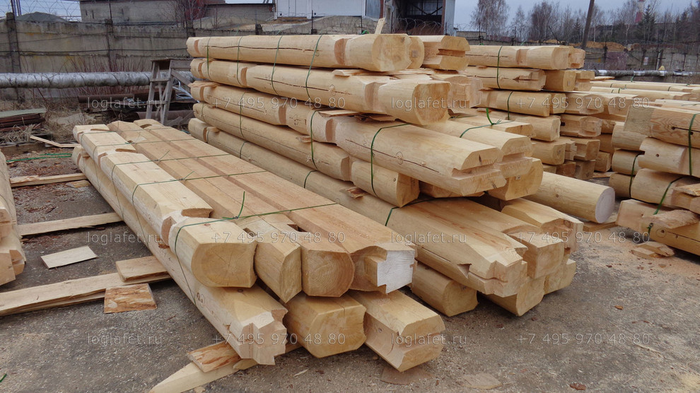 Строительство бани из лафета ангарской сосны. Норвежская рубка