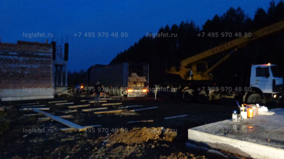 Строительство бани из лафета ангарской сосны. Норвежская рубка