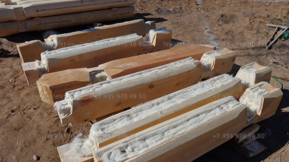 Строительство бани из лафета ангарской сосны. Норвежская рубка