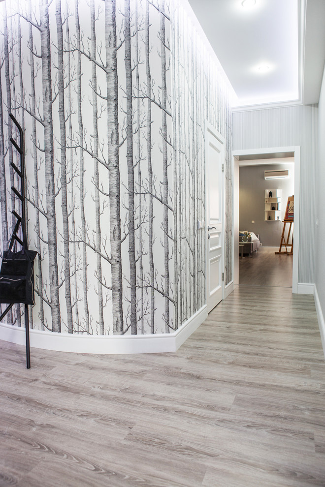 Квартира 250 м2 "Зима в скандинавском лесу"