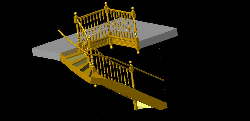 Лестница классическая