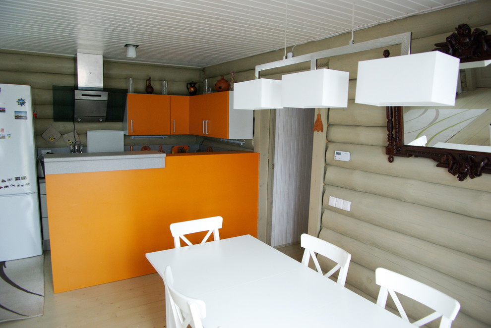 Интерьер в бревенчатом доме