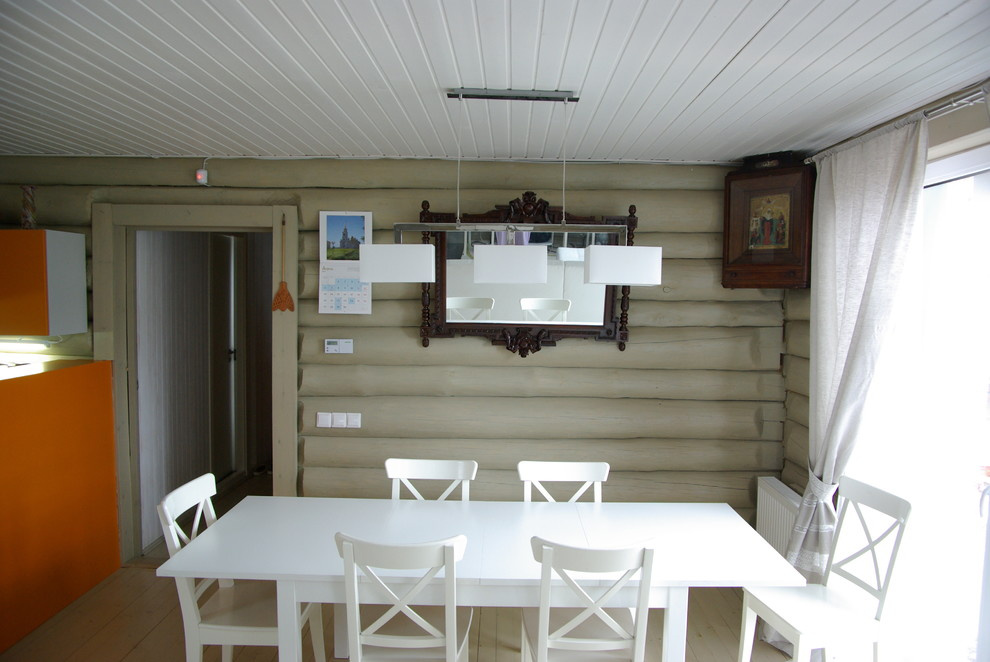 Интерьер в бревенчатом доме