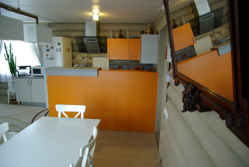 Интерьер в бревенчатом доме