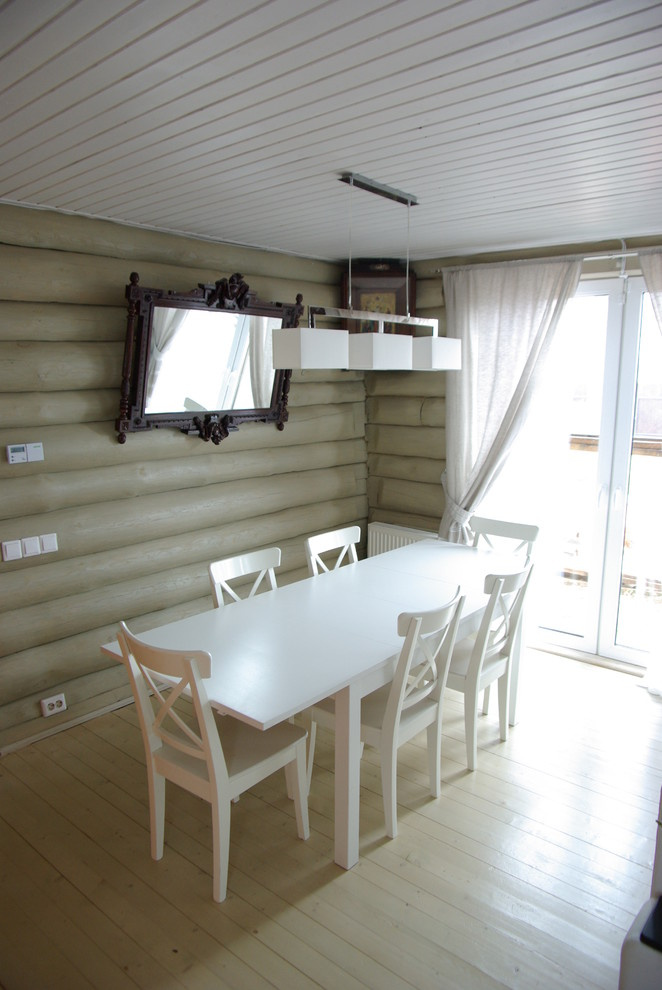 Интерьер в бревенчатом доме