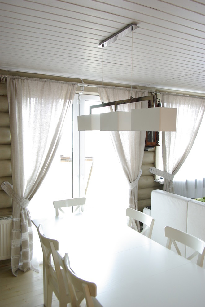 Интерьер в бревенчатом доме