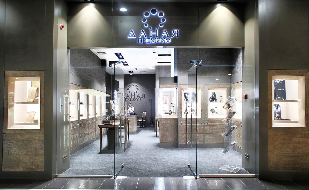 Ювелирный магазин "Даная". Ростов-на-Дону Дмитриева Ирина., дизайн-студия GRANAT