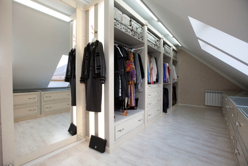 Гардеробная в частном доме