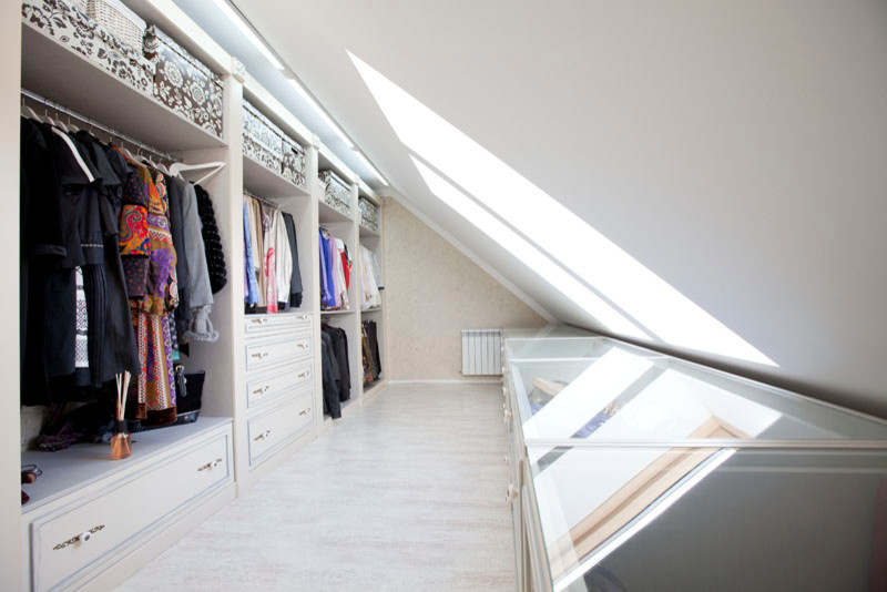 Гардеробная в частном доме