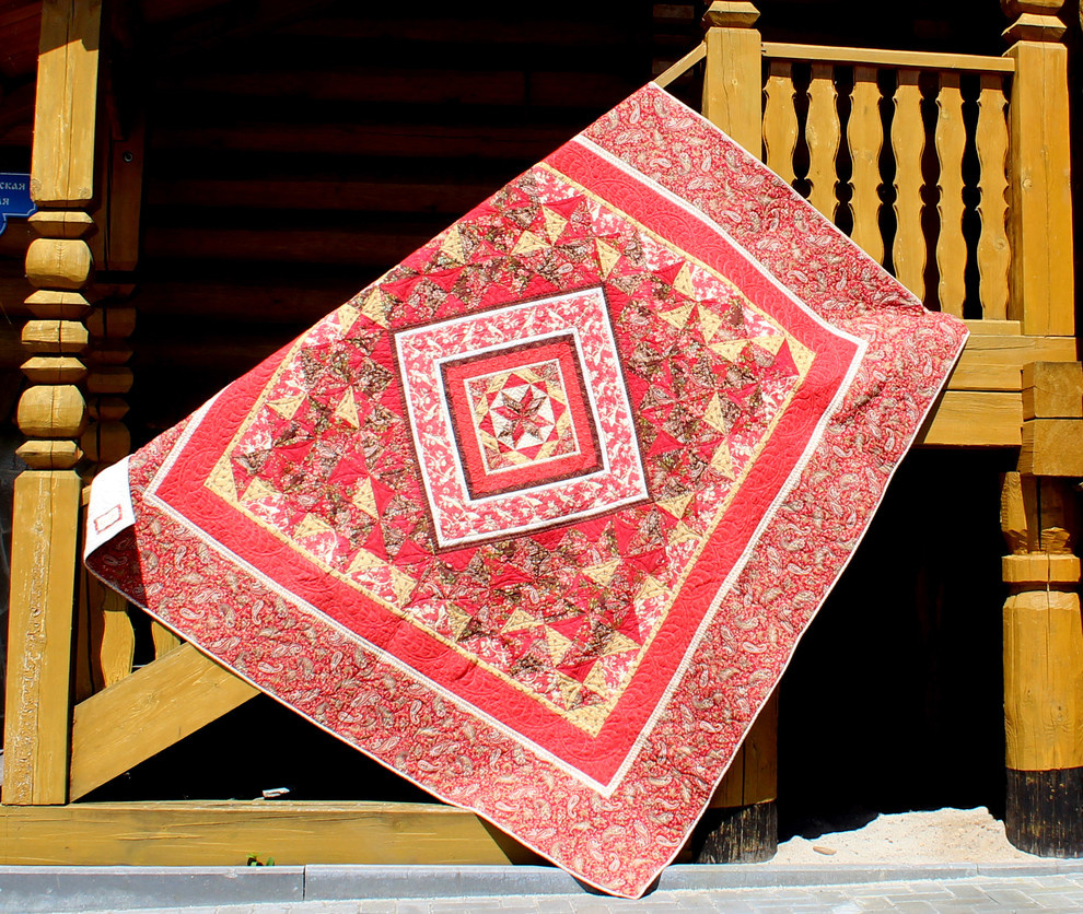 Лоскутное одеяло "Красная горка"