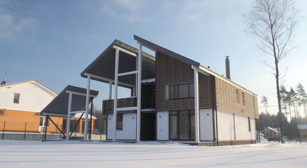 Индивидуальный жилой дом. Ленинградская область, поселок «Сосновка». 2011г.