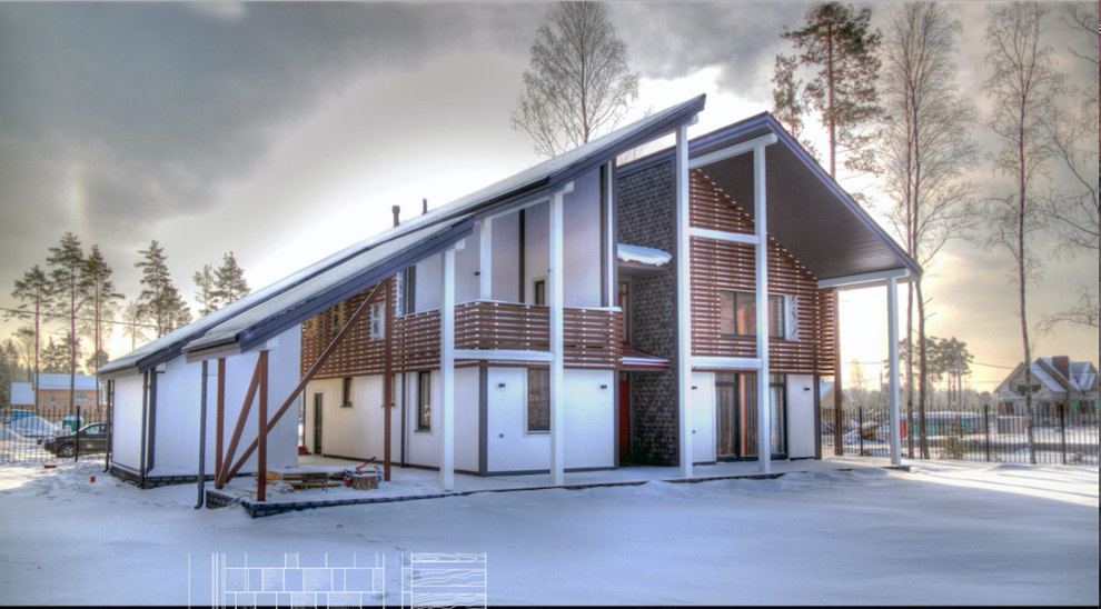 Обложка проекта: Индивидуальный жилой дом. Ленинградская область, поселок «Сосновка». 2011г.